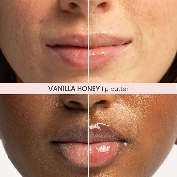 Burt's Bees Vanilla Honey Lip Butter, Repairs Dry Lips, 24 Hour Hydration - Image 3