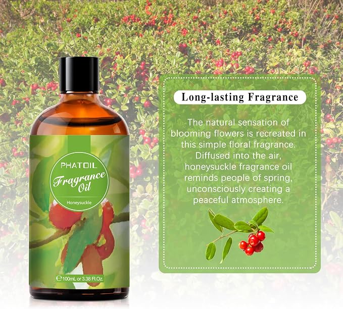 PHATOIL 3.38FL.OZ Honeysuckle Fragrance Oils - Image 3