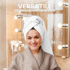 Towel and Linen Mart 100% Cotton 6 Pack Bath Towel Set, Quick Dry, Super - Image 3