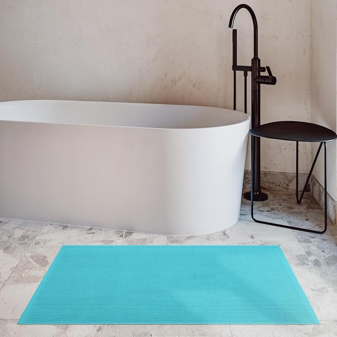Cotton Paradise 100% Cotton Non Slip Bath Mats - Image 2