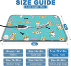 GOLOPET Cat Heating Pad, 22x18 in Heated Cat Bed, Adjustable - Image 2