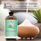 Handcraft Blends Eucalyptus Essential Oil in Glass Bottle – Huge 16 Fl Oz – - Image 4