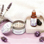 Gifts for Women, Lavender Bath and Body Gift Basket Relaxing Spa Self Care Gift - Image 5