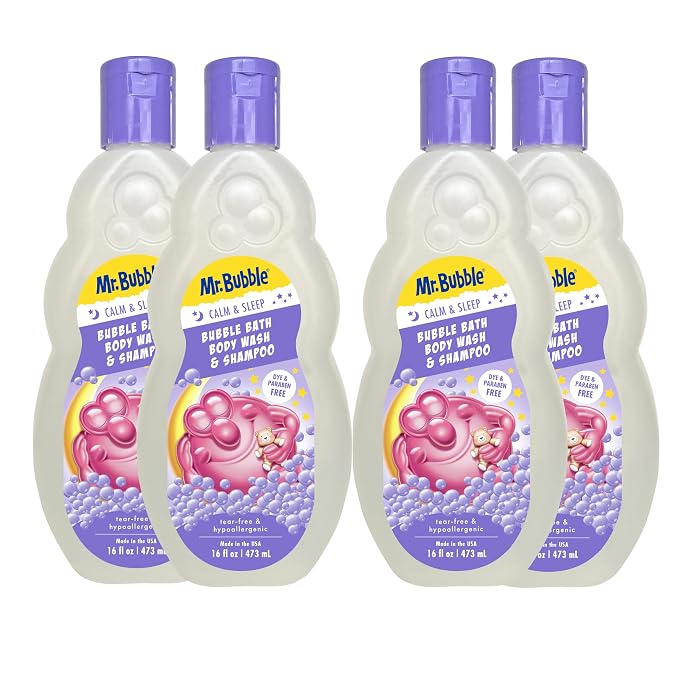 Mr. Bubble Calm and Sleep 3in1 Bubble Bath, Body Wash & Shampoo, 16 oz. by MrBubble