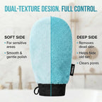 Exfoliating Glove for Shower – Dual-Sided Scrubber Mitt – Deep Exfoliation - Image 3