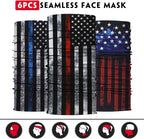 Venswell Neck Gaiter Face Mask Men Women, Seamless Bandana Rave Face Cover - Image 3