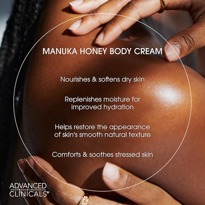Advanced Clinicals Manuka Honey Body Cream - Image 6