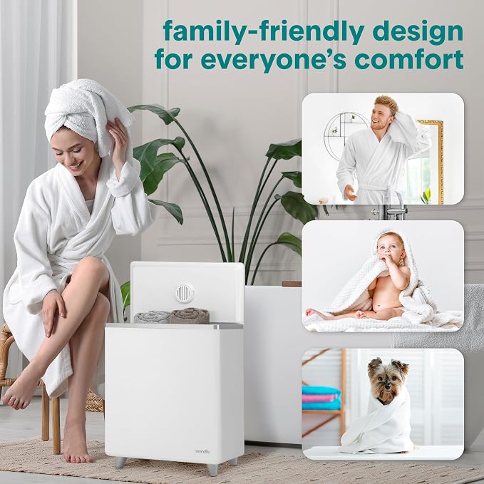SereneLife WIFI Luxury Rectangle Towel Warmer - Image 6