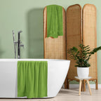 BELZZI Home Ultra Soft 4 Pack Oversized Bath Towel Set 27x54, Cotton Compact - Image 5