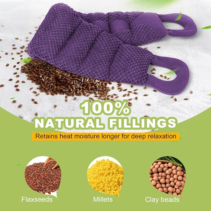 UNCN Long Heating Pad for Neck and Shoulders Back 33 x 5.9in Microwavable Large - Image 5