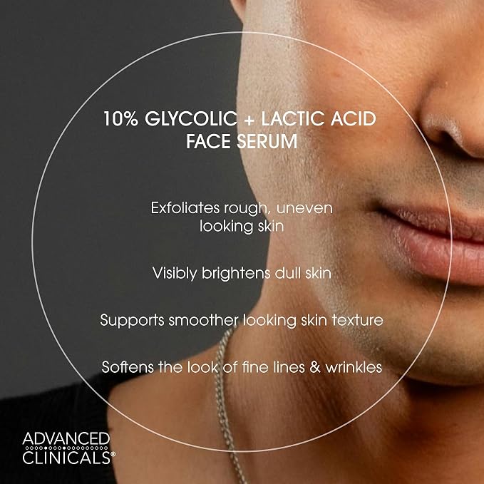 Advanced Clinicals Exfoliating 10% Glycolic Acid Serum - Image 3