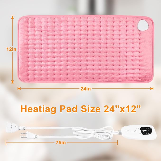 Deepsoon Heating Pad, Electric Heating Pads - Image 8