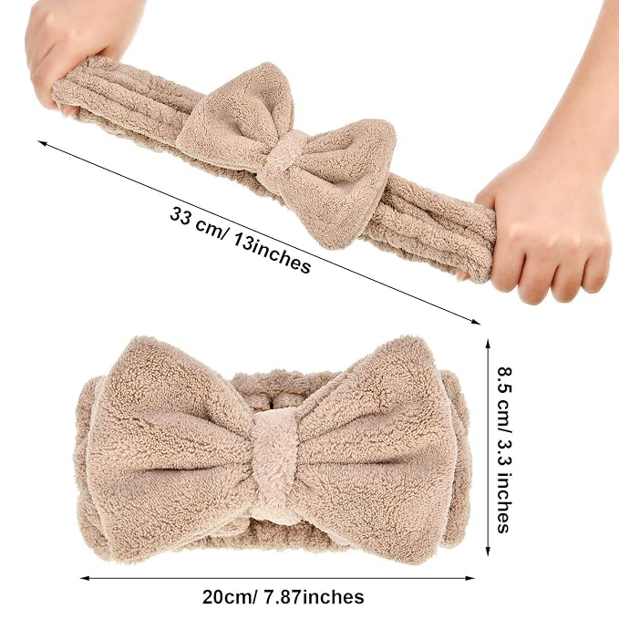 3 Pieces Towel Headbands for Women Makeup Headband for Washing Face Makeup Spa - Image 4