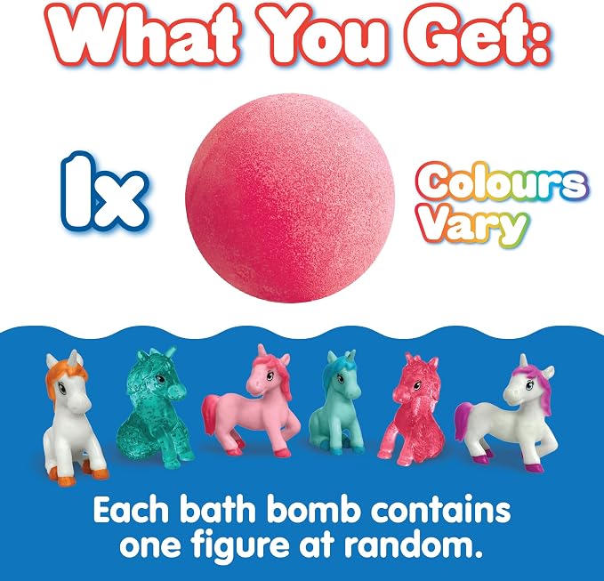 Zimpli Kids Large Unicorn Surprise Bath Bomb, 1 of 6 Surprise Unicorn Toys to - Image 3