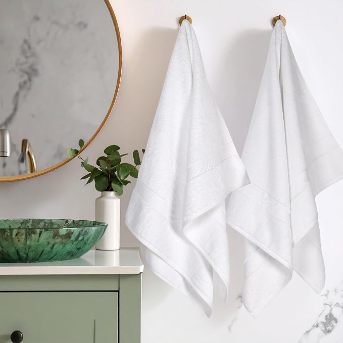 Superior Solid Egyptian Cotton Bath Towel Set - Image 2