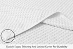 COTTON CRAFT Hooded Bath Towel – Oversized 35 x 70 Waffle Weave Towel - Image 4