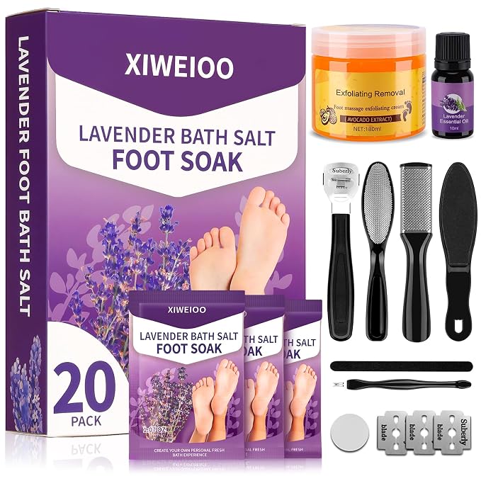 Foot Soak salt with Tea Tree Oil by XIWEIOOFOOTSOAK
