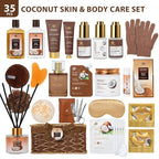35 Pcs Coconut Vanilla Spa Gift Basket - Image 2