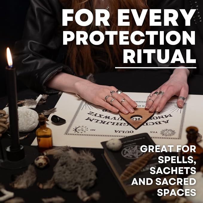 Black Salt for Protection Rituals & Wiccan Spells, Handcrafted Negative Energy - Image 4