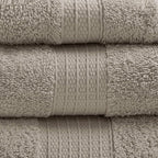 Madison Park Organic 100% Cotton Bathroom Towel Set, Hotel & Spa Quality Highly - Image 3