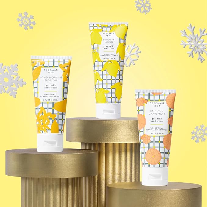 Beekman 1802 Palm Perfection Goat Milk Hand Cream Gift Set – 3-Piece Set – - Image 7