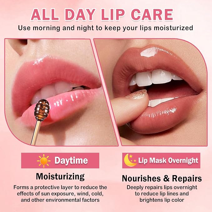 Honey Pot Lip Balm Set, Moisturizing and Repair Bee Lip balm honey Pot - Image 5