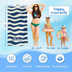 JML Custom Beach Towel with Name, Personalized Microfiber Beach Towel with Name - Image 3