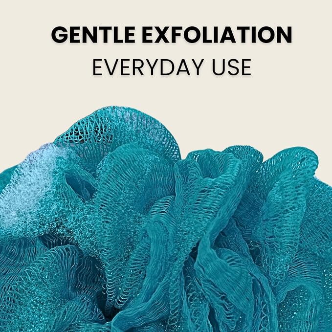 Large Bath Sponge Pack of 3 – Gentle Exfoliation Loofahs - Image 7