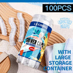LEOBRO Large Disposable Shower Cap, Plastic Shower Caps - Image 4