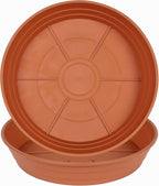 LWALRS Plant Saucer 14 Inch 2 Pack 6 8 10 12 14 16 18 20 25, Plastic Plant Trays by LWALRS