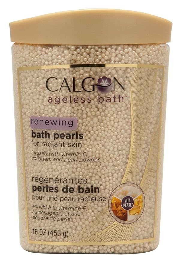 Calgon Ageless Bath Series Renewing Pearls, 16 oz. by Calgon