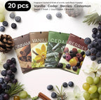 MYARO 20 Packs Cedar Cinnamon Vanilla Berries Potpourri Bag Scent Sachet - Image 7