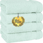 Cotton Paradise Hand Towels for Bathroom, 100% Cotton Turkish 4 Piece Hand by UNITEDHOMETEXTILE