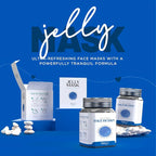 BRÜUN Jelly Mask Jar Blueberry Burst Peel-Off Face Care Rubber Mask - Image 2