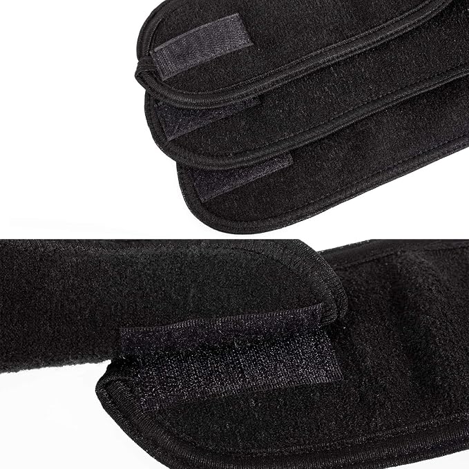 Whaline Spa Facial Headband Head Wrap Terry Cloth Headband 4 Counts Stretch - Image 5