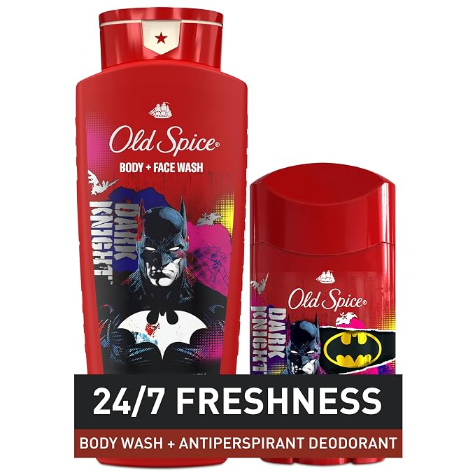 Old Spice Body Wash for Men, Batman: Dark Night, 3X Defense, 24/7 Shower Fresh - Image 8