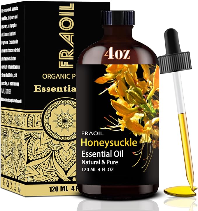 Honeysuckle Essential Oil, Honeysuckle Oil 4 Fl Oz 120ML by FRAOILESSENTIALOIL