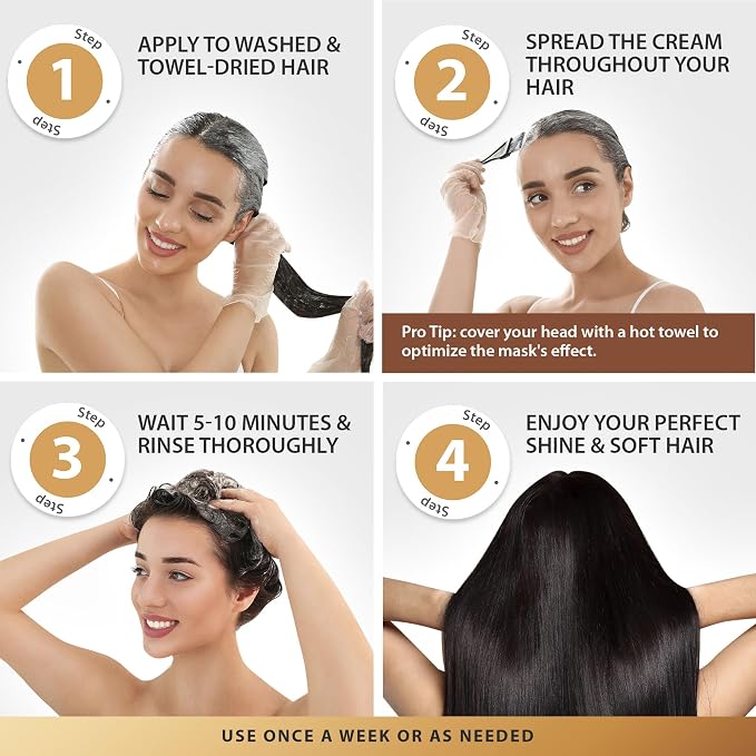 SUNATORIA Hair Mask with Keratin & Argan Oil - Image 4