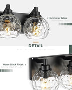 Bathroom Light Fixtures Over Mirror, 4-Light Modern Sconces Wall Lighting - Image 3
