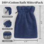 VOOVA & MOVAS 6-Pack Bath Mitts - Image 2