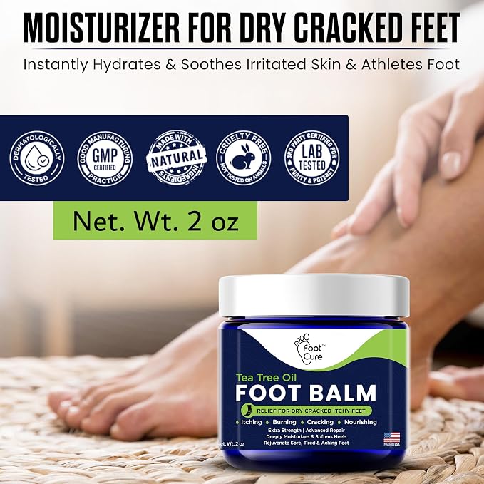 FOOT CURE Tea Tree Oil Balm – Moisturizer - Image 7
