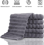 Classic Turkish Towels CTT Luxurious 100% Turkish Cotton Washcloths 6 Pack - Image 4