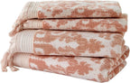 SKL Home Mirage Fringe 2 Bath, 2 Hand Towel Set by SKLHomebySaturdayKnightLtd