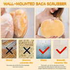Shower Foot Scrubber, Wall Mounted Bath Massage Pad, Back Scrubber Back - Image 4