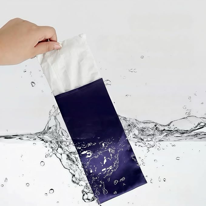 Flexseed Eye Pillow, Hot or Cold Weighted Satin Eye Mask, Microwaveable Moist - Image 3