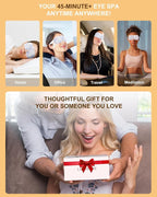 Heated Eye Mask Disposable 24 Pack, 45+ Min Self Heating Steam Eye Mask - Image 7