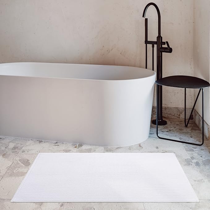 Cotton Paradise 100% Cotton Non Slip Bath Mats - Image 2