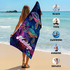 JML Custom Beach Towel with Name, Personalized Microfiber Beach Towel with Name - Image 6
