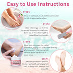 LUCOTIYA Pedicure Kit Foot Spa Soak Set Callus/Cuticle Remover File, Dead Skin - Image 7