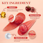 ANAI RUI Cherry Lip Scrub & Lip Mask Set, Vitamin E, Lip Scrub - Image 3